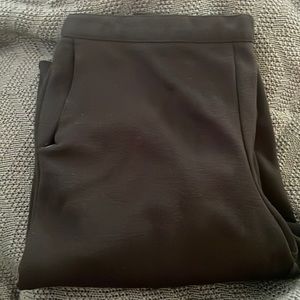 Alfred Dunner Knit Black Pant Straight Leg - Size 12 Short.